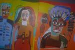 This photo I took from the picture on the wall. I wonder what these characters had seen to get such round eyes...