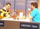Vugar against Viorel  and someone is to stop laughing soon enough! Azeri GM Gashimov and Moldovian GM Bologan
