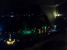 View from the hotel in Bhubaneswar. You may see the photographer in the reflection on window.