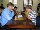 Blonde players in chess have different reputation than blonde women... This is proved by high ratings of Yaroslav Zherebukh and Mykhailo Oleksienko.