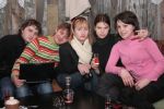 С Настей Карлович и ее друзьями. У них обычай - каждое Рождество они с друзьями .... едут во Львов